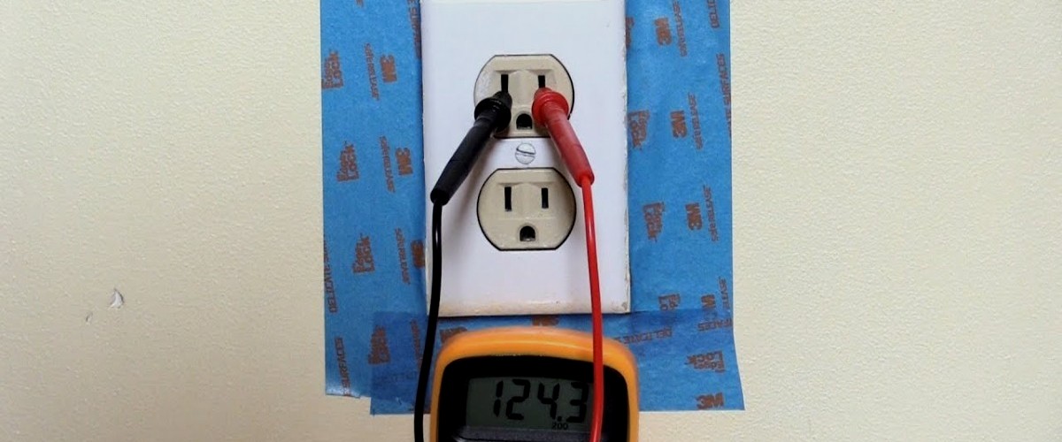 Tips when using a multimeter for testing an outlet
