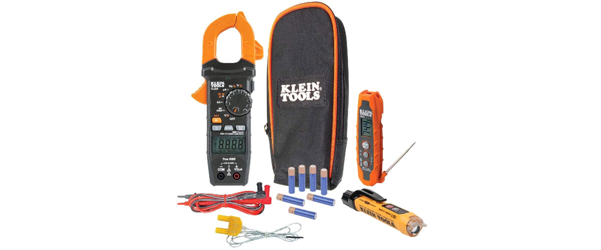 Klein Tools CL320KIT HVAC Electrical Test Kit features